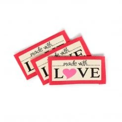 Dritz Lettering & Embellishments Sew-on Woven Quilt Labels, Assorted, 9 Pc