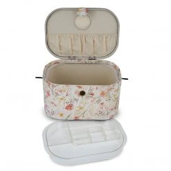 Dritz Oval Sewing Basket With Metal Handle, Large Sewing Baskets & Storage