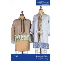 Indygo Junction Restyled Shirts Pattern, PDF Download Apparel