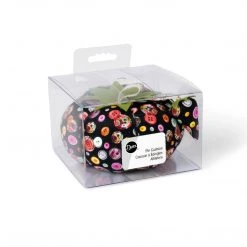 Dritz 4" Tomato Pin Cushion, Black Button Print Pins & Accessories