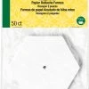 Dritz 2" Hexagon Paper Piecing Shapes, 50 Pc Templates