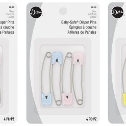 Dritz Baby-Safe Diaper Pins, 3-Pack 32 Dritz Baby-Safe Diaper Pins, 3-Pack