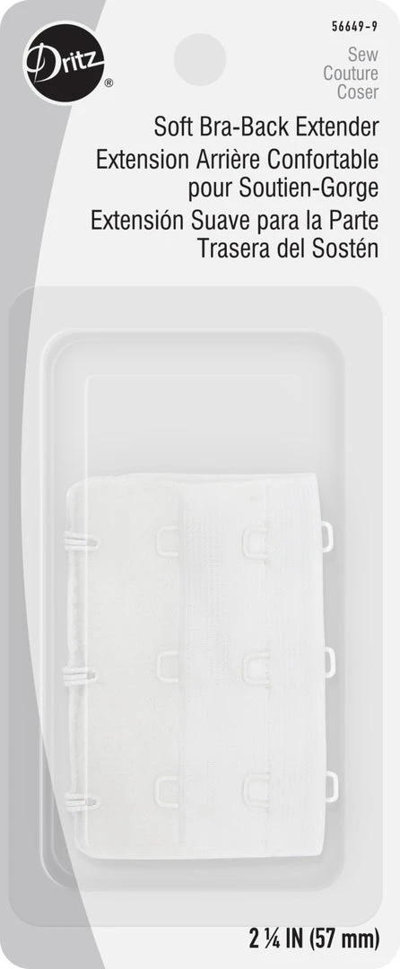 Dritz 2-1/4" Soft Bra-Back Extender 3 Dritz 2-1/4" Soft Bra-Back Extender