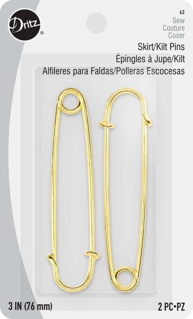 Dritz Pins & Accessories 3" Skirt/Kilt Pins, 2 Pc 6 Dritz Pins & Accessories 3" Skirt/Kilt Pins, 2 Pc