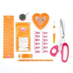 Dritz Sewing Kits Essential Sewing Box Kit, Orange