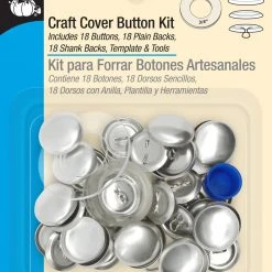 Dritz Craft Cover Button Kit Buttons & Cover Buttons
