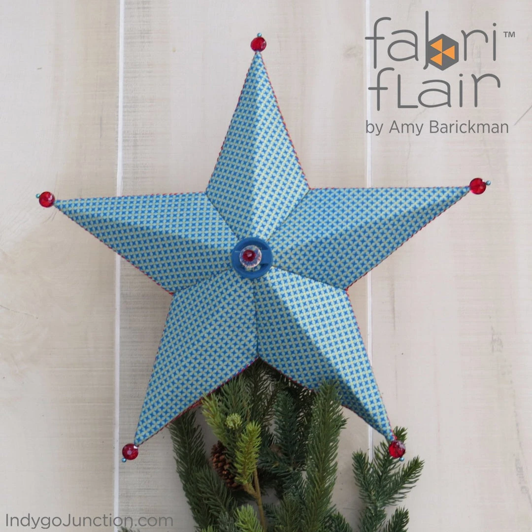 Indygo Junction Crafts & Toys Tree Topper & Ornament Fabriflair Pattern 5 Indygo Junction Crafts & Toys Tree Topper & Ornament Fabriflair Pattern