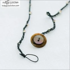 Indygo Junction Crocheted Beaded Button Necklace Pattern, PDF Download Purses & Accessories 7 Indygo Junction Crocheted Beaded Button Necklace Pattern, PDF Download Purses & Accessories