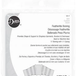 Dritz 1/4" Featherlite Boning With 1/2" Casing, White, 2 Yd