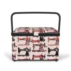 Dritz Rectangular Sewing Basket, Large