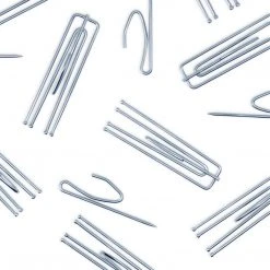 Dritz Drapery Tape, Hooks & Weights Short Neck Pleater Hooks, Silver, 14 Pc