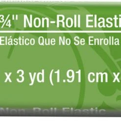 Dritz 3/4" Non-Roll Elastic, Black