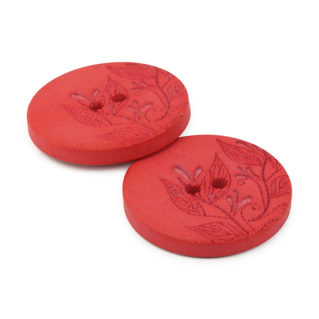 Dritz Buttons & Cover Buttons Recycled Hemp Round Floral Button, 23mm, 2 Pc 15 Dritz Buttons & Cover Buttons Recycled Hemp Round Floral Button, 23mm, 2 Pc