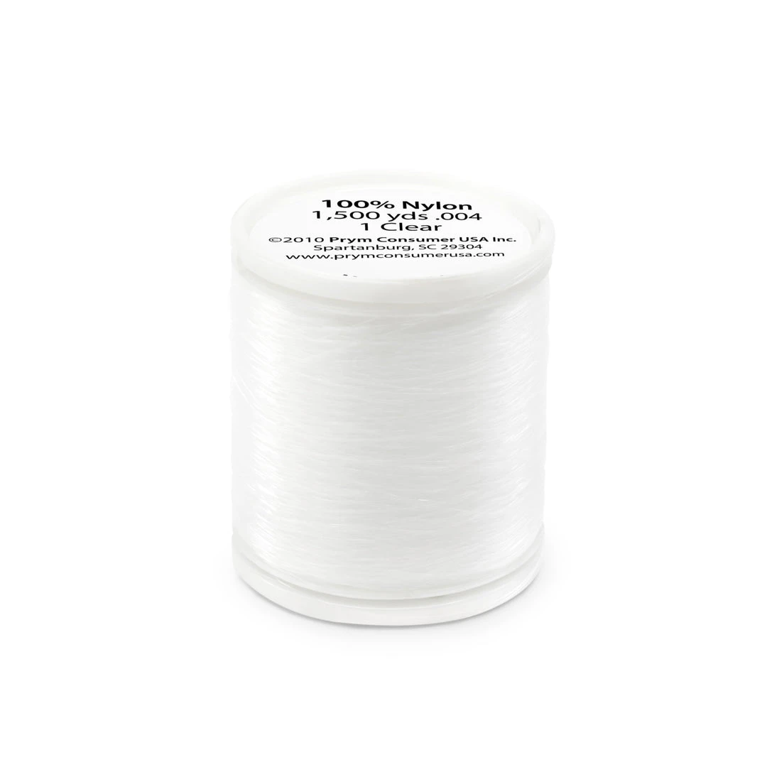 Dritz .004 Machine Quilting Thread, Clear, 1500 Yd Machine Accessories 4 Dritz .004 Machine Quilting Thread, Clear, 1500 Yd Machine Accessories