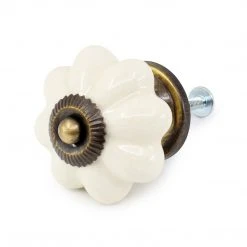 Dritz Hooks & Knobs Ceramic Scallop Knob 26 Dritz Hooks & Knobs Ceramic Scallop Knob