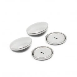 Dritz Half Ball Cover Buttons, Nickel Buttons & Cover Buttons