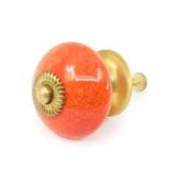 Dritz Outlet Ceramic Ball Knob, Coral