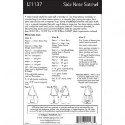 Indygo Junction Purses & Accessories Side Note Satchel Pattern