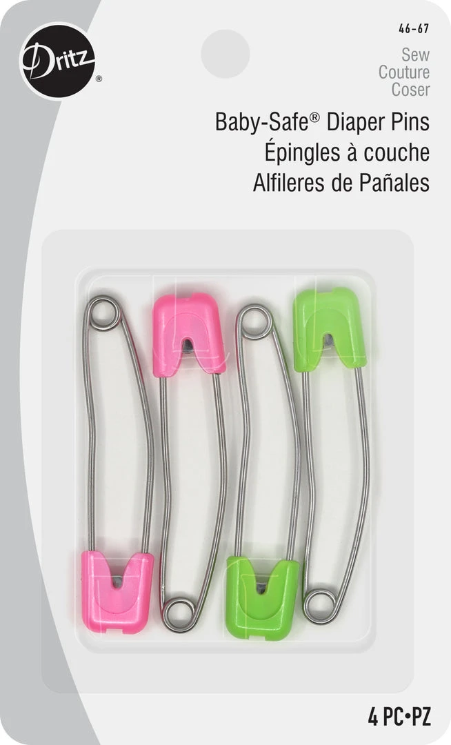 Dritz Baby-Safe Diaper Pins, 3-Pack 10 Dritz Baby-Safe Diaper Pins, 3-Pack