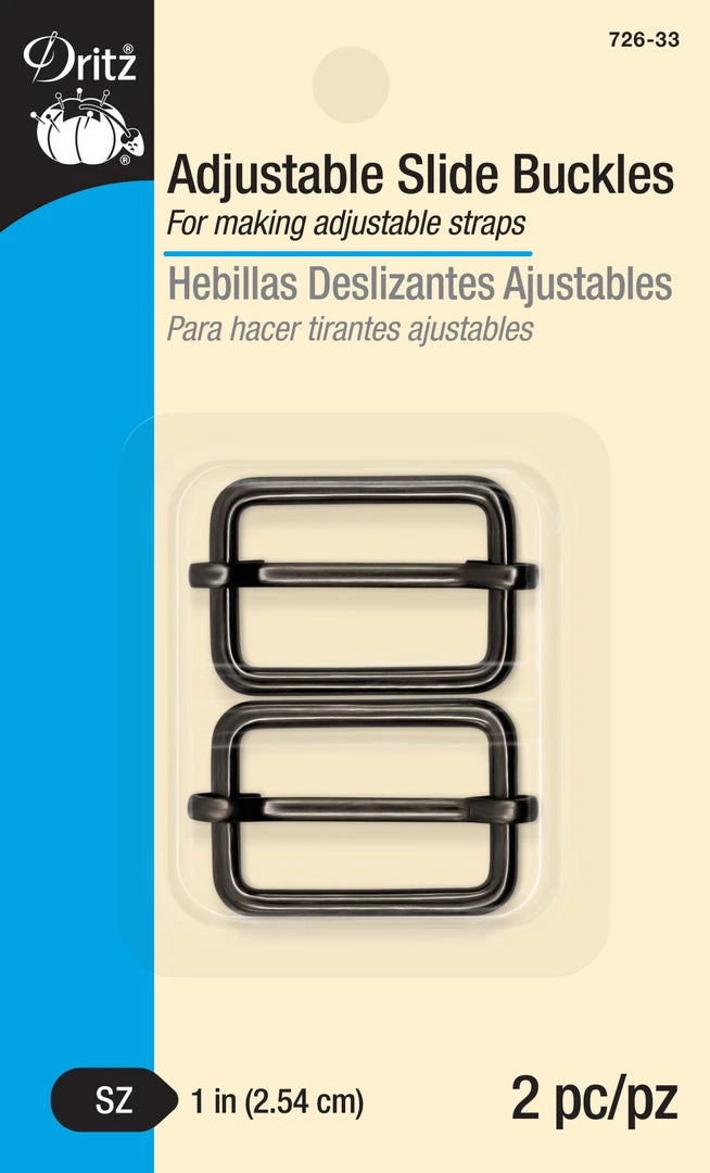 Dritz 1" Adjustable Slide Buckles 10 Dritz 1" Adjustable Slide Buckles