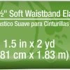 Dritz Elastics 1-1/2" Soft Waistband Elastic, 2 Yd 2 Dritz Elastics 1-1/2" Soft Waistband Elastic, 2 Yd
