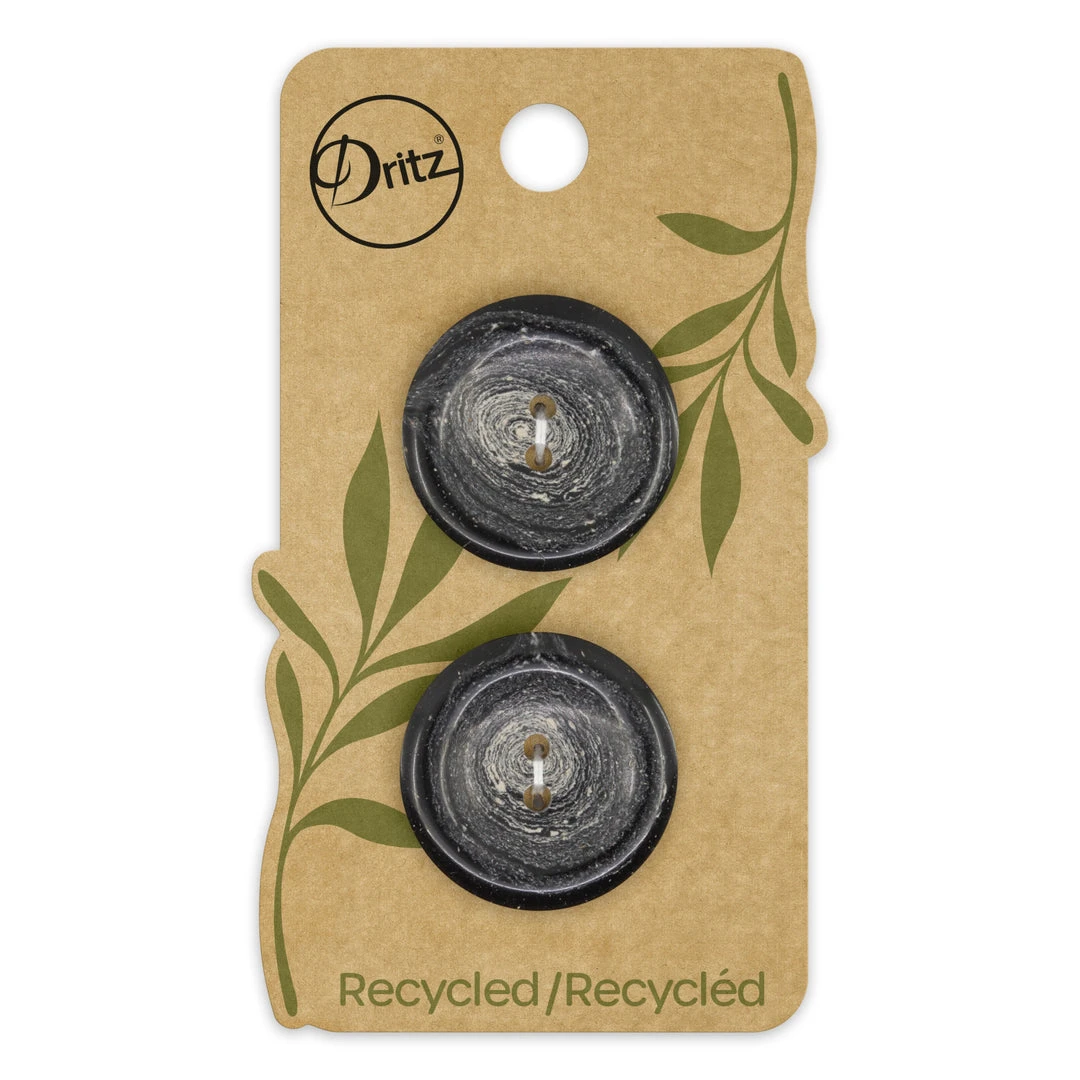Dritz Recycled Hemp Round Button, 25mm, 2 Pc 17 Dritz Recycled Hemp Round Button, 25mm, 2 Pc