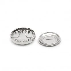 Dritz Half Ball Cover Buttons, Nickel Buttons & Cover Buttons