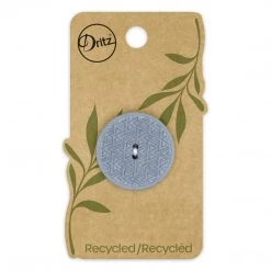 Dritz Recycled Hemp Geometric Round Button, 28mm 38 Dritz Recycled Hemp Geometric Round Button, 28mm