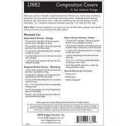 Indygo Junction Composition Journal Cover Pattern Home & Storage