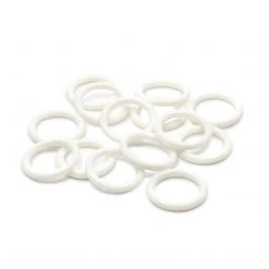 Dritz Rings & Swivel Hooks 1-1/8" Plastic Rings, White, 14 Pc 9 Dritz Rings & Swivel Hooks 1-1/8