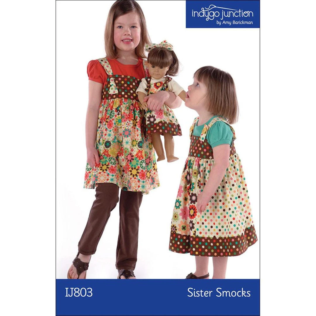 Indygo Junction Sister Smocks Jumper Pattern, PDF Download 3 Indygo Junction Sister Smocks Jumper Pattern, PDF Download