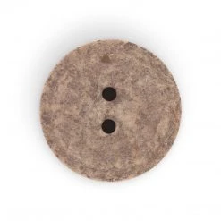 Dritz Buttons & Cover Buttons Recycled Cotton Round Button, 18mm, 3 Pc