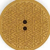 Dritz Recycled Hemp Geometric Round Button, 28mm 14 Dritz Recycled Hemp Geometric Round Button, 28mm