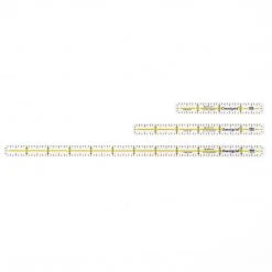 Omnigrid Marking Ruler Trio With Lengths 4", 6", 12"
