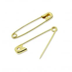 Dritz 2" Quilters Brass Safety Pins, Brass, 20 Pc