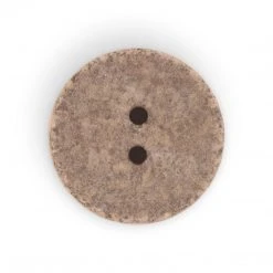 Dritz Buttons & Cover Buttons Recycled Cotton Round Button, 18mm, 3 Pc