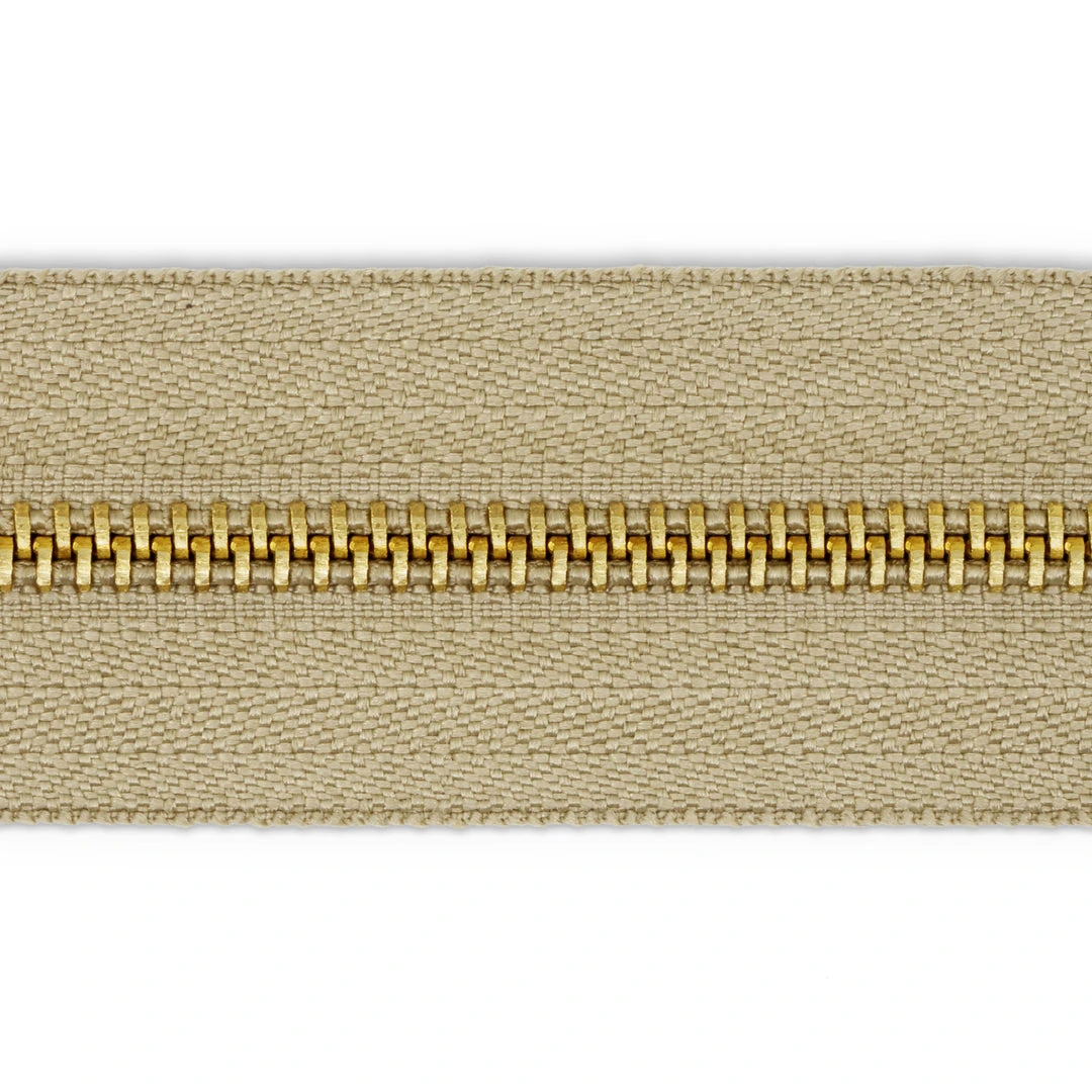 Dritz Zippers Brass Upholstery Zipper, Beige 16 Dritz Zippers Brass Upholstery Zipper, Beige