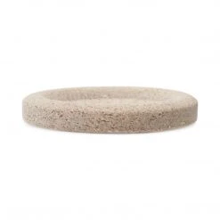 Dritz Recycled Macadamia Round Button, 34mm, Beige-Camel