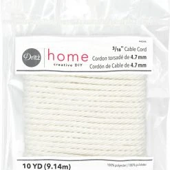 Dritz 3/16" Cable Cord, White