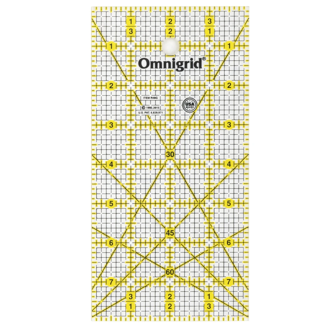 Omnigrid Rectangle Ruler Value Pack (1"x6", 4"x8", 6"x12") Quilting Rulers 5 Omnigrid Rectangle Ruler Value Pack (1"x6", 4"x8", 6"x12") Quilting Rulers