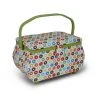 Dritz Curved Sewing Basket, Large Sewing Baskets & Storage
