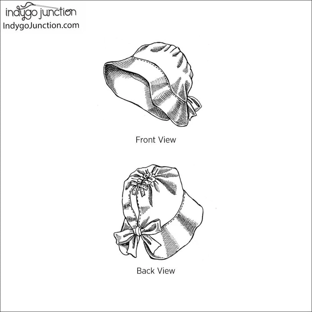 Indygo Junction Purses & Accessories Simple Sunbonnet Hat Pattern, PDF Download 4 Indygo Junction Purses & Accessories Simple Sunbonnet Hat Pattern, PDF Download