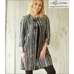 Indygo Junction Sophia Swing Coat Pattern Apparel