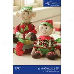 Indygo Junction Yo-Yo Christmas Elf Pattern Crafts & Toys