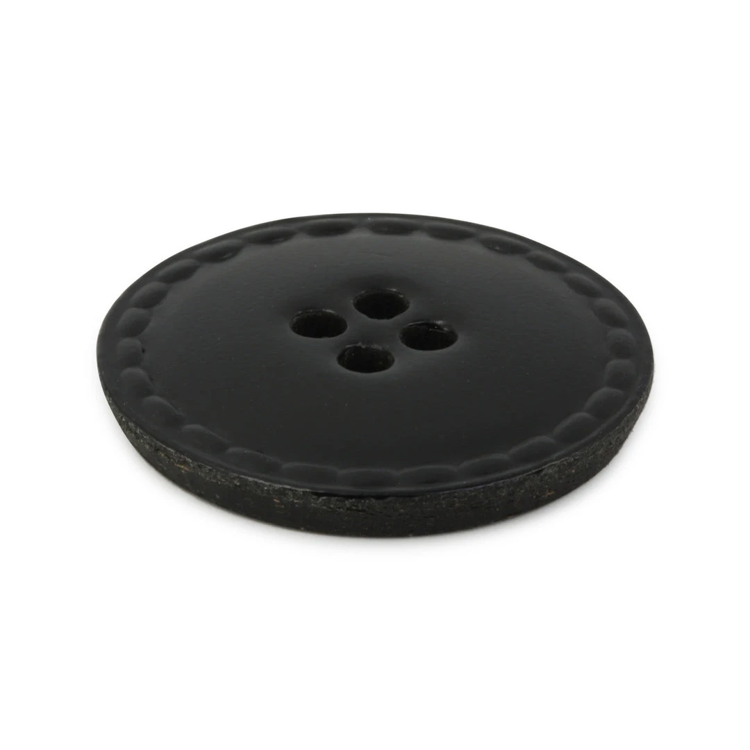 Dritz Recycled Leather Round Button, 25mm, Black Buttons & Cover Buttons 7 Dritz Recycled Leather Round Button, 25mm, Black Buttons & Cover Buttons