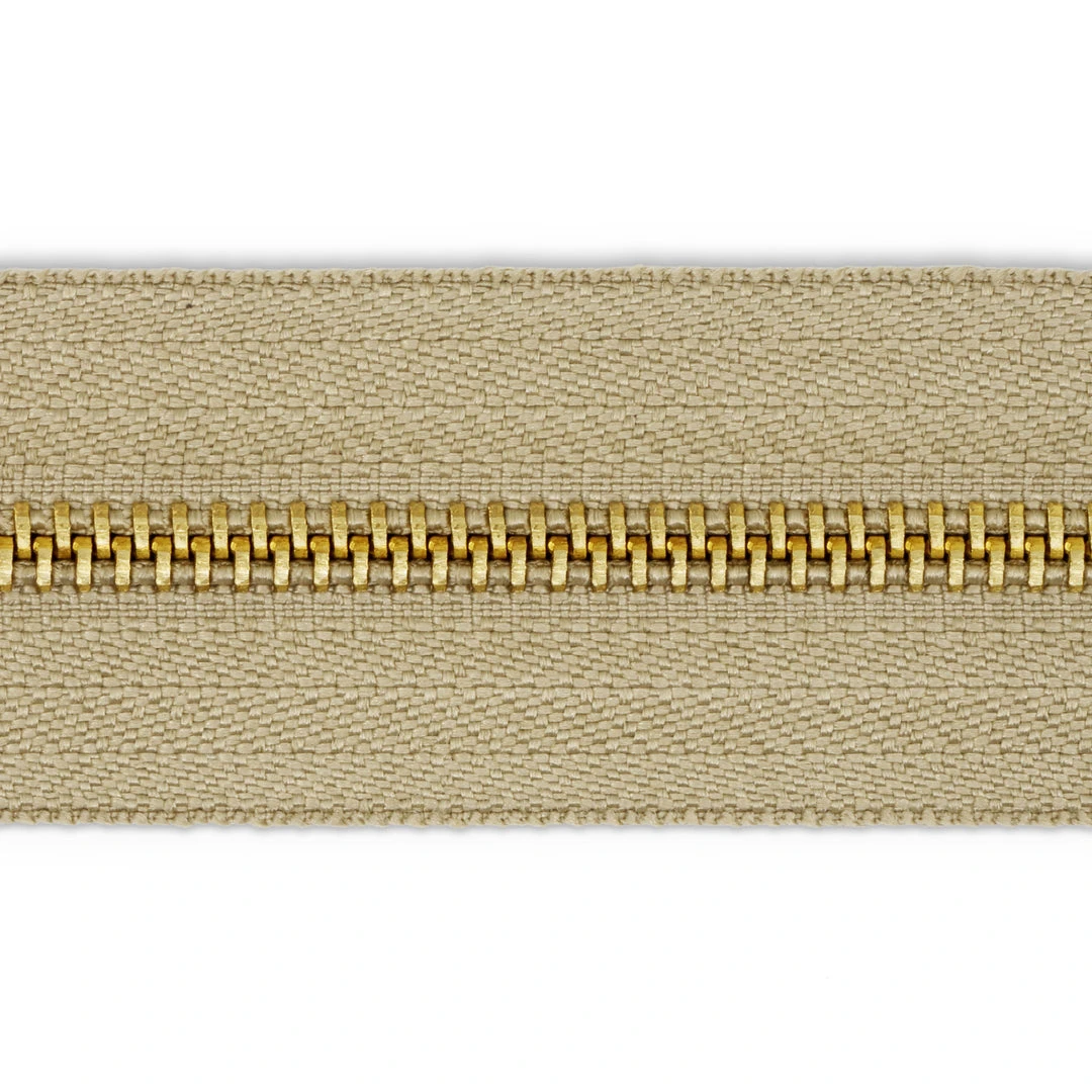 Dritz Zippers Brass Upholstery Zipper, Beige 12 Dritz Zippers Brass Upholstery Zipper, Beige