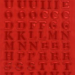 Dritz Embroidery Iron-on Letters, 1 Sheet Lettering & Embellishments