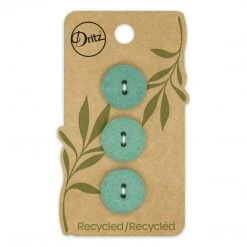 Dritz Buttons & Cover Buttons Recycled Cotton Round Button, 18mm, 3 Pc