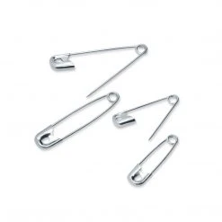 Dritz Safety Pins, Assorted Sizes, Nickel, 10 Pc Pins & Accessories