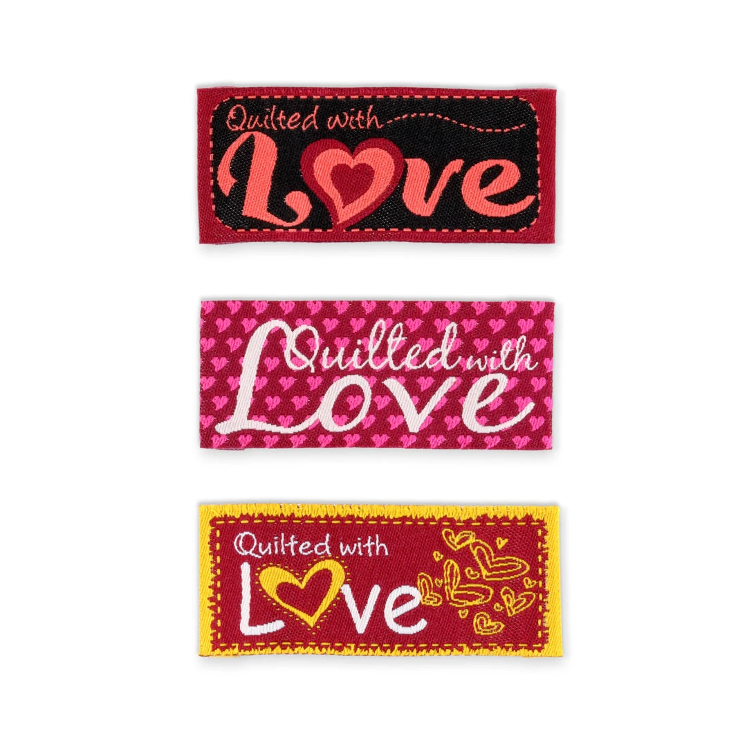 Dritz Sew-on Woven Quilt Labels, Assorted, 9 Pc Lettering & Embellishments 4 Dritz Sew-on Woven Quilt Labels, Assorted, 9 Pc Lettering & Embellishments
